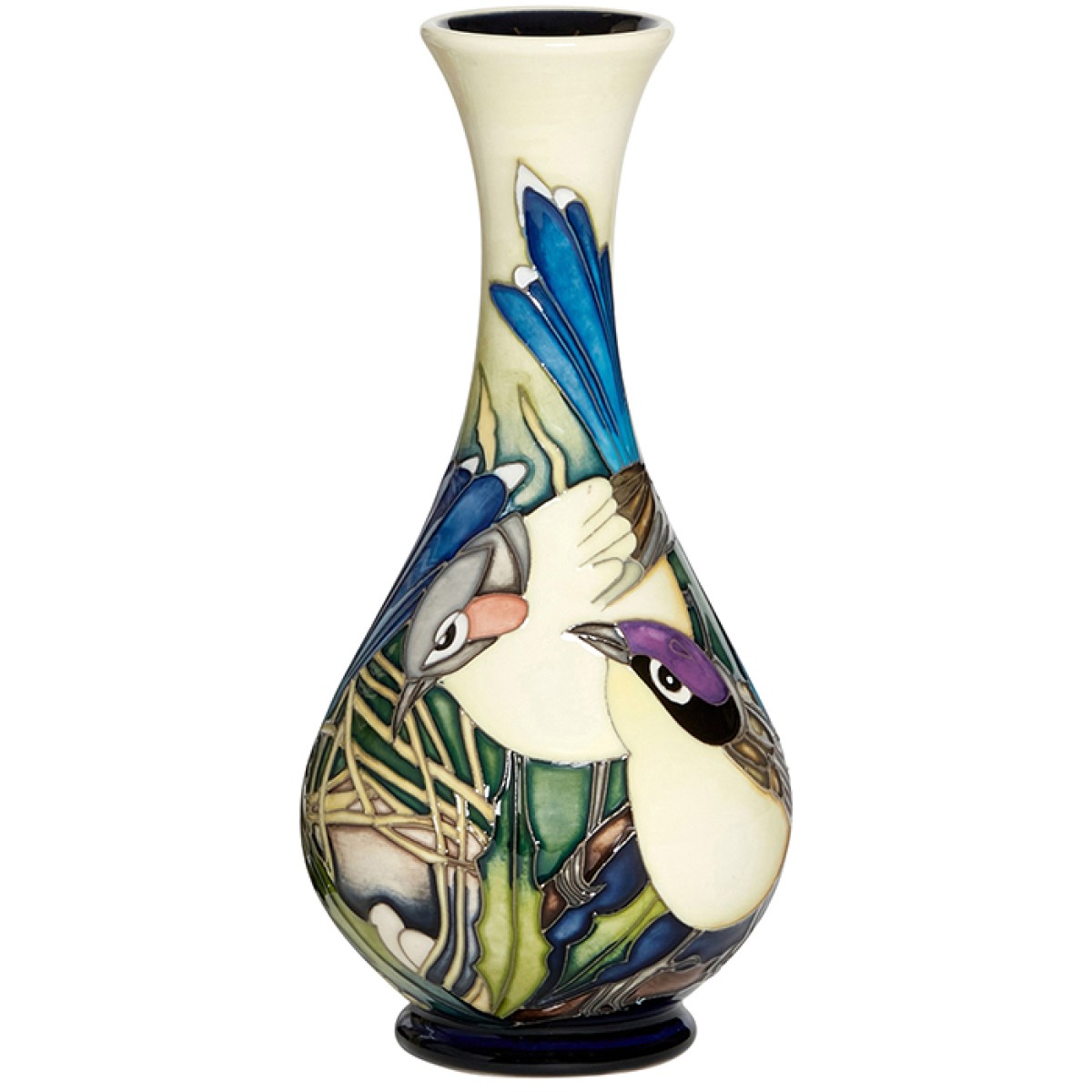 Purple-crown Fairy-wren - Vase (80/6)